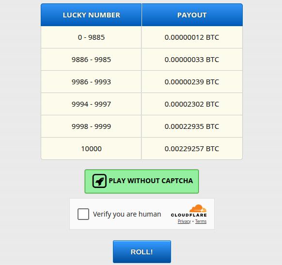 Freebitcoin Faucet Free crypto every hour