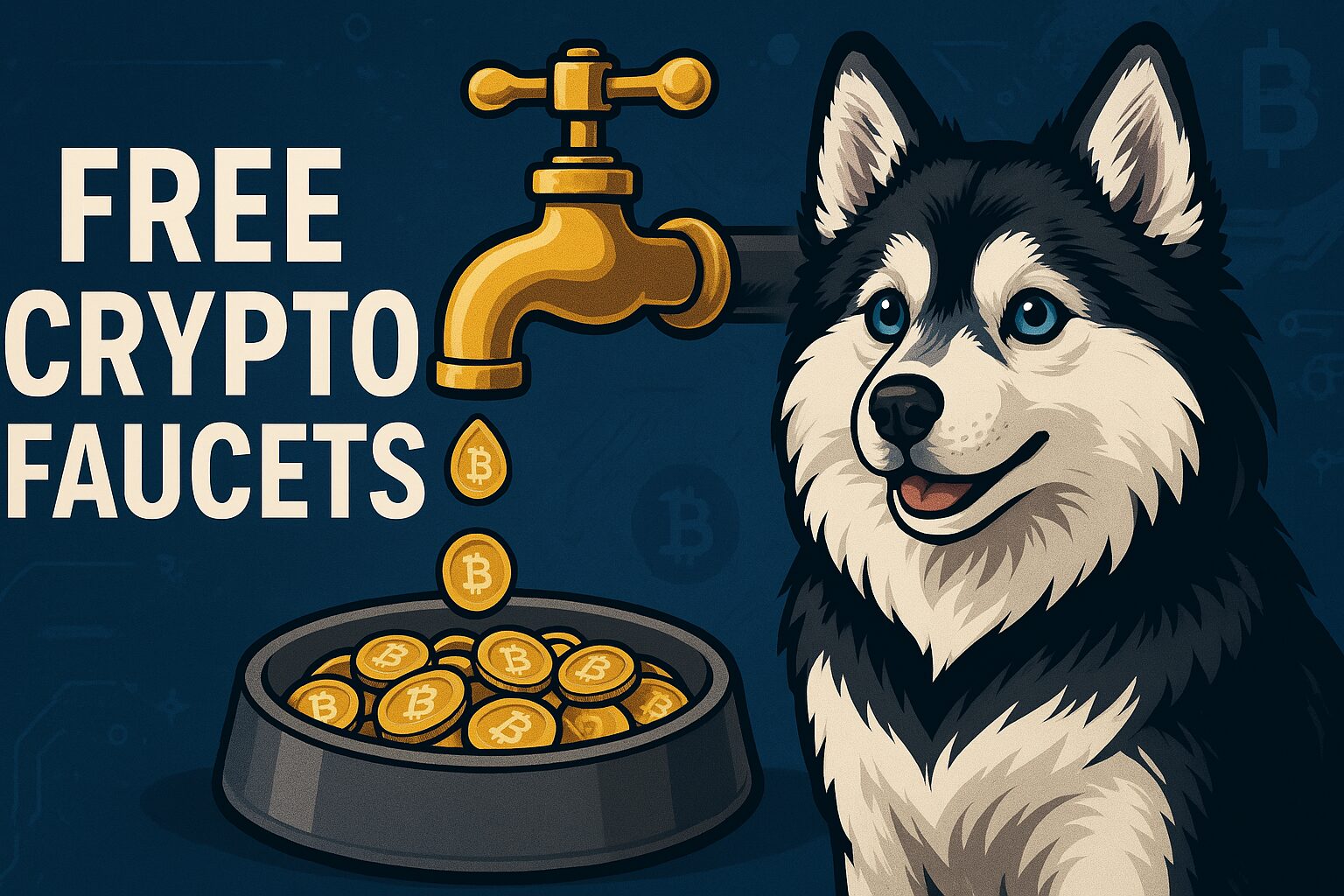 best free crypto faucets and free bitcoin faucets logo