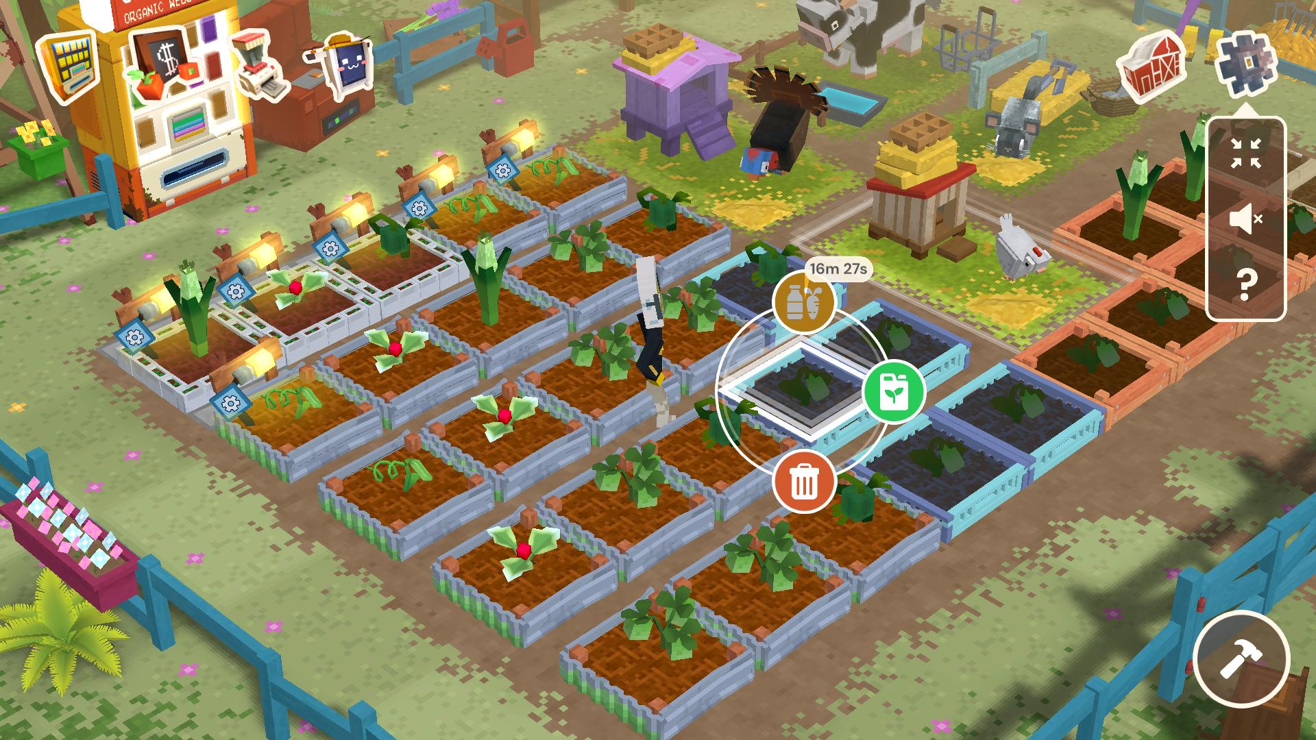 Chainers.io avatar customization and farming interface